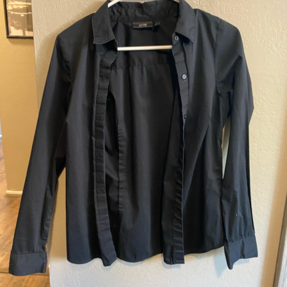 Black button up